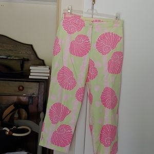 Lilly Pulitzer capris and matching halter top